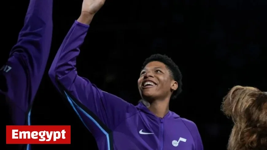 Ace Bailey Exits Jazz Season Opener Due to Knee Soreness