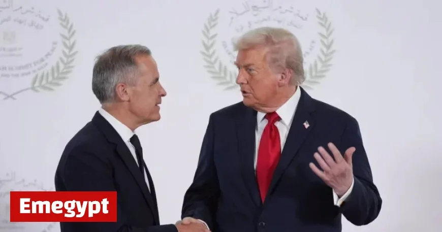 Carney Visits Egypt for Signing of Gaza Peace Deal and Lauds Hostage Release
