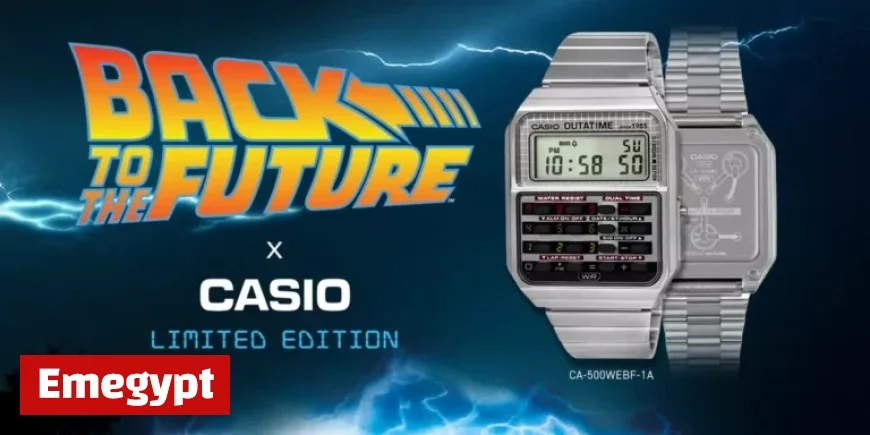 Travel Back to 1985 with Casio’s £115 Limited-Edition Back to the Future Watch