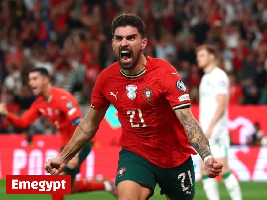 Portugal secures thrilling injury-time victory over Ireland in World Cup qualifier