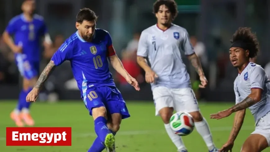 Thrilling Argentina vs Puerto Rico Match Recap: Messi Shines with Two Assists in Victory at Chase Stadium