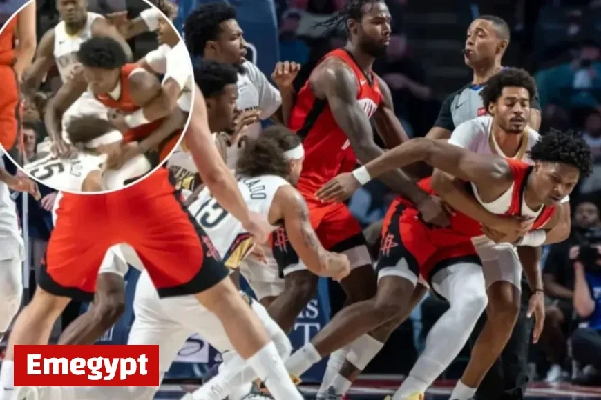 Rockets and Pelicans Clash in Intense Preseason Battle Featuring Heated Fight