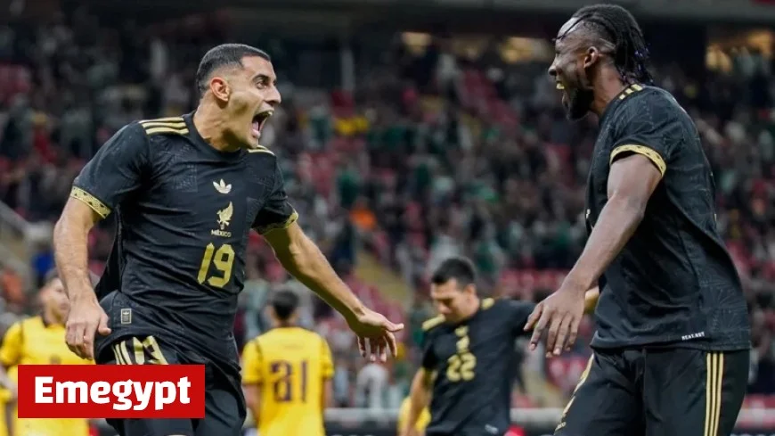 Germán Berterame Scores First Goal for Mexico at the Iconic Mexican Stadium