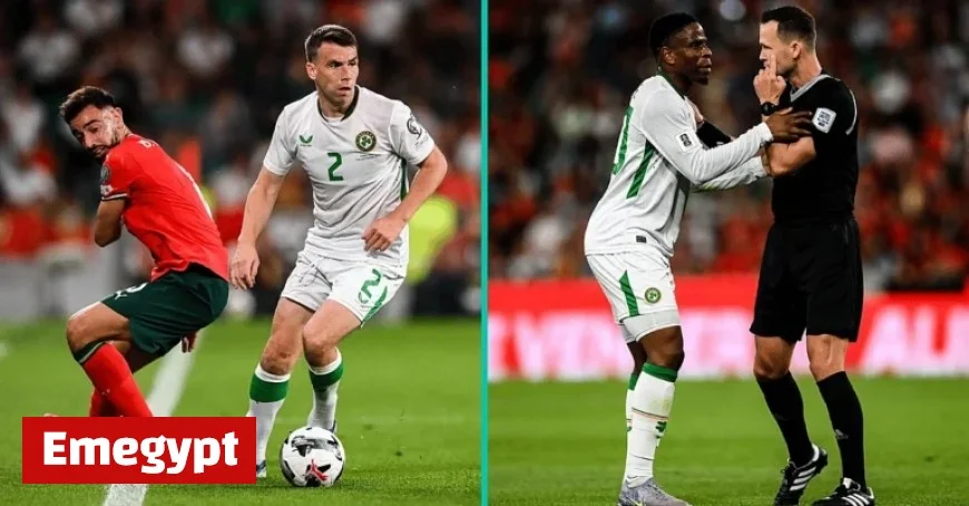Coleman Highlights Bruno Fernandes Incident as Key Issue with Ireland vs Portugal Referee