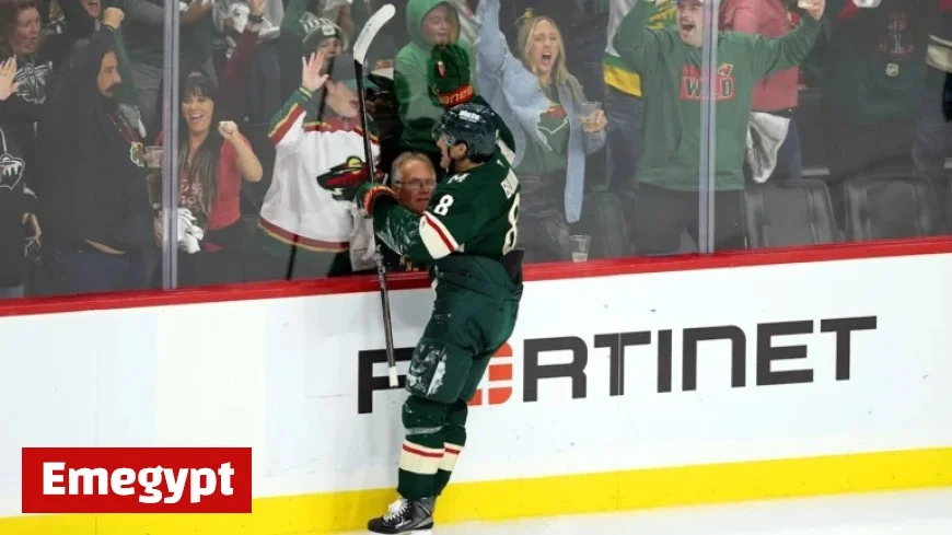 Zeev Buium Scores Debut NHL Goal in Wild’s 7-4 Defeat to Blue Jackets