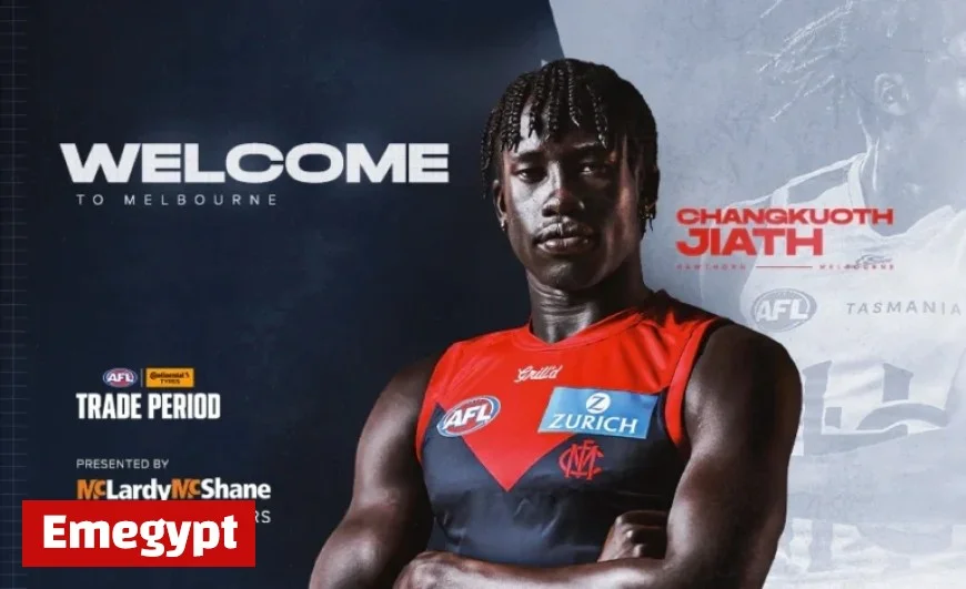 CJ signs with the red and blue team