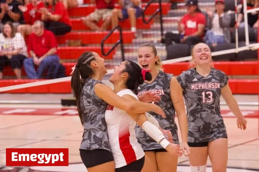 McPherson Triumphs Over No. 5 Oklahoma Wesleyan in Four-Set Showdown