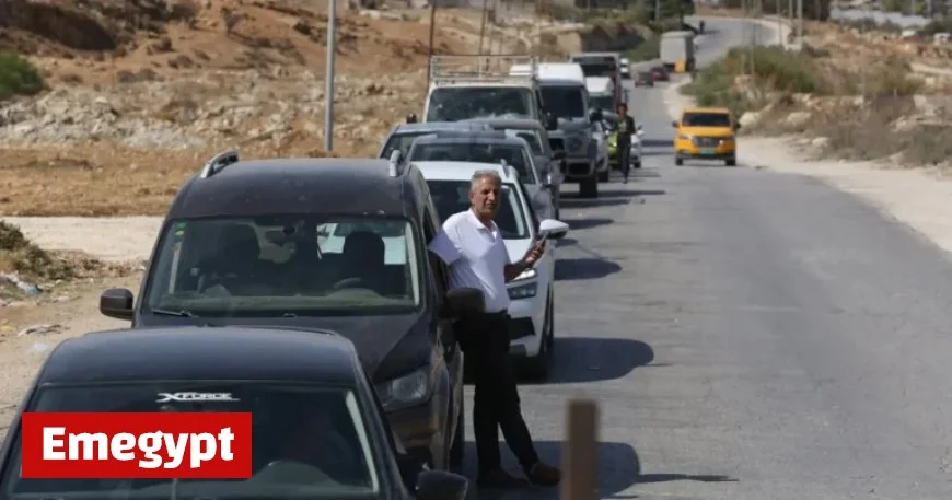 Time Stands Still at This West Bank Checkpoint as Movement Remains Blocked