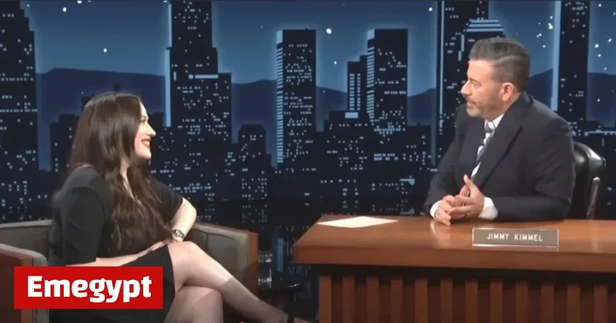 Kat Dennings Reveals to Kimmel How Childhood Bedwetting Role Paved the Way for Her First Date