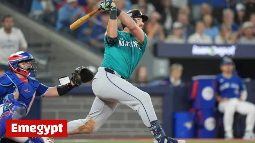 Raleigh’s Home Run and Polanco’s 2 RBIs Propel Mariners to 3-1 Victory Over Blue Jays in ALCS Opener