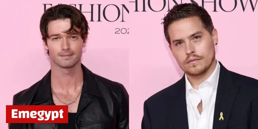 Patrick Schwarzenegger and Dylan Sprouse Show Support as Their Wives Walk the 2025 Victorias Secret Fashion Show