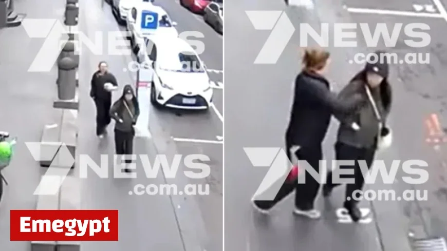 Shocking Video Surfaces of Chef Stabbing Incident in Melbourne CBD While Heading to Work