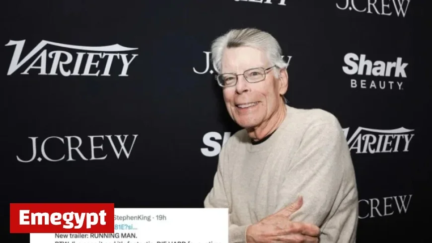 Stephen King offers a concise 11-word review of The Running Man