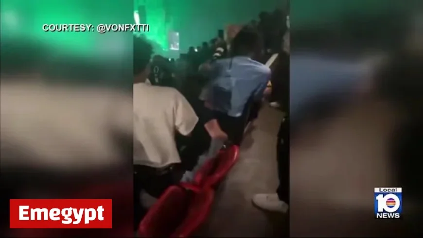 Shocking Video: Cops and Suspect Tumble Down 15 Rows at NBA YoungBoy Concert during Arrest at Kaseya Center