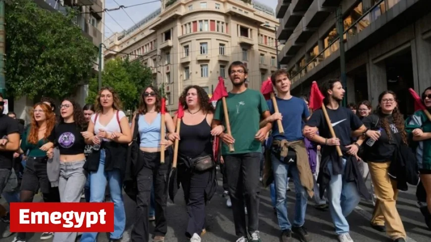 Greece Faces Second General Strike This Month Amid Union Protests Against New Labor Law