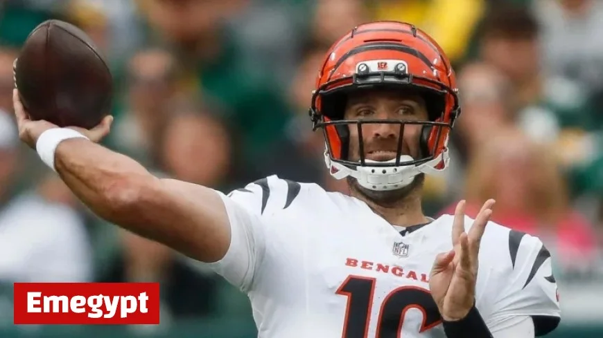 Joe Flacco Ends Bengals Scoring Drought in First Half with Touchdown to Ja’Marr Chase
