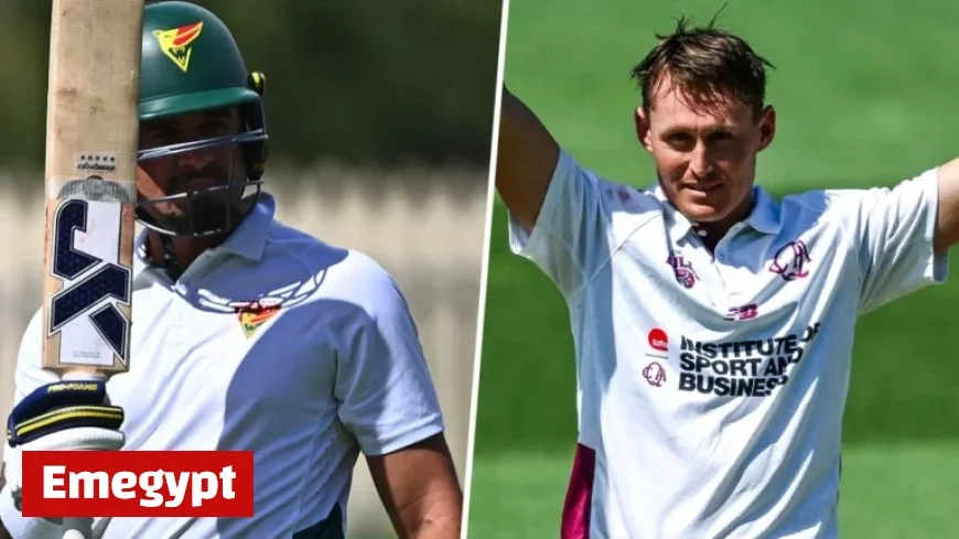 Marnus Smashes Big Score While Weatherald Falls Just Short of Century in Shield Match
