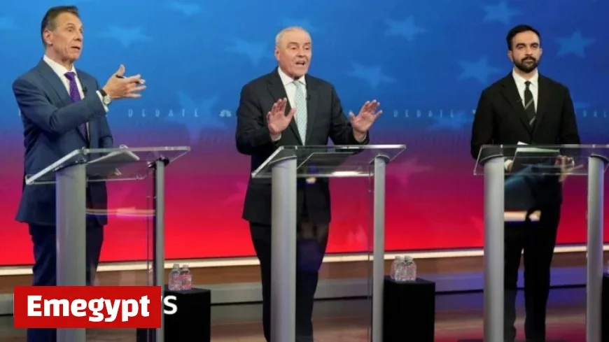 Mamdani Cuomo and Sliwa Clash on Housing City Noise and Trump Issues