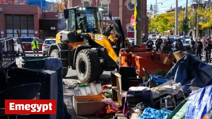 Watch Now: Toronto dismantles homeless camp in Kensington Market