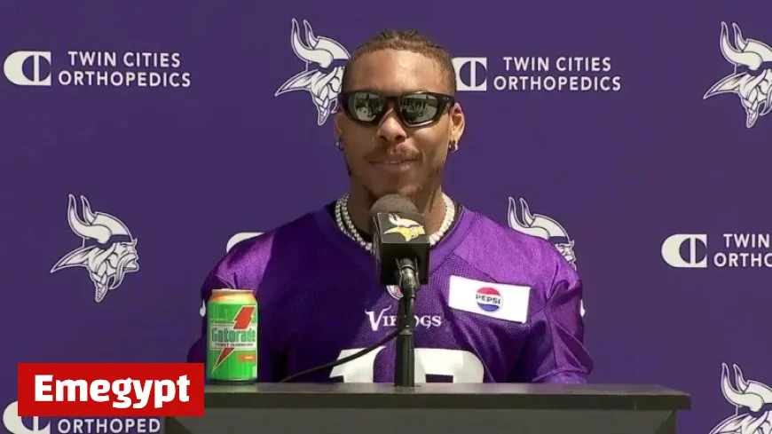 Justin Jefferson Pulls Hilarious Prank on Vikings GM Kwesi Adofo-Mensah with Fake Photo Shoot
