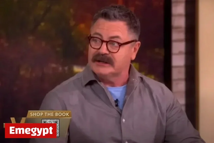 Nick Offerman Delights Fans with Interpretive Reading of Taylor Swift’s NSFW Song Wood for Wife Megan Mullally