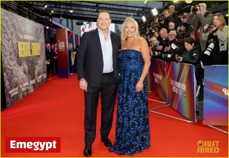 Brendan Fraser Receives Heartfelt Support from Girlfriend Jeanne Moore at London’s ‘Rental Family’ Event