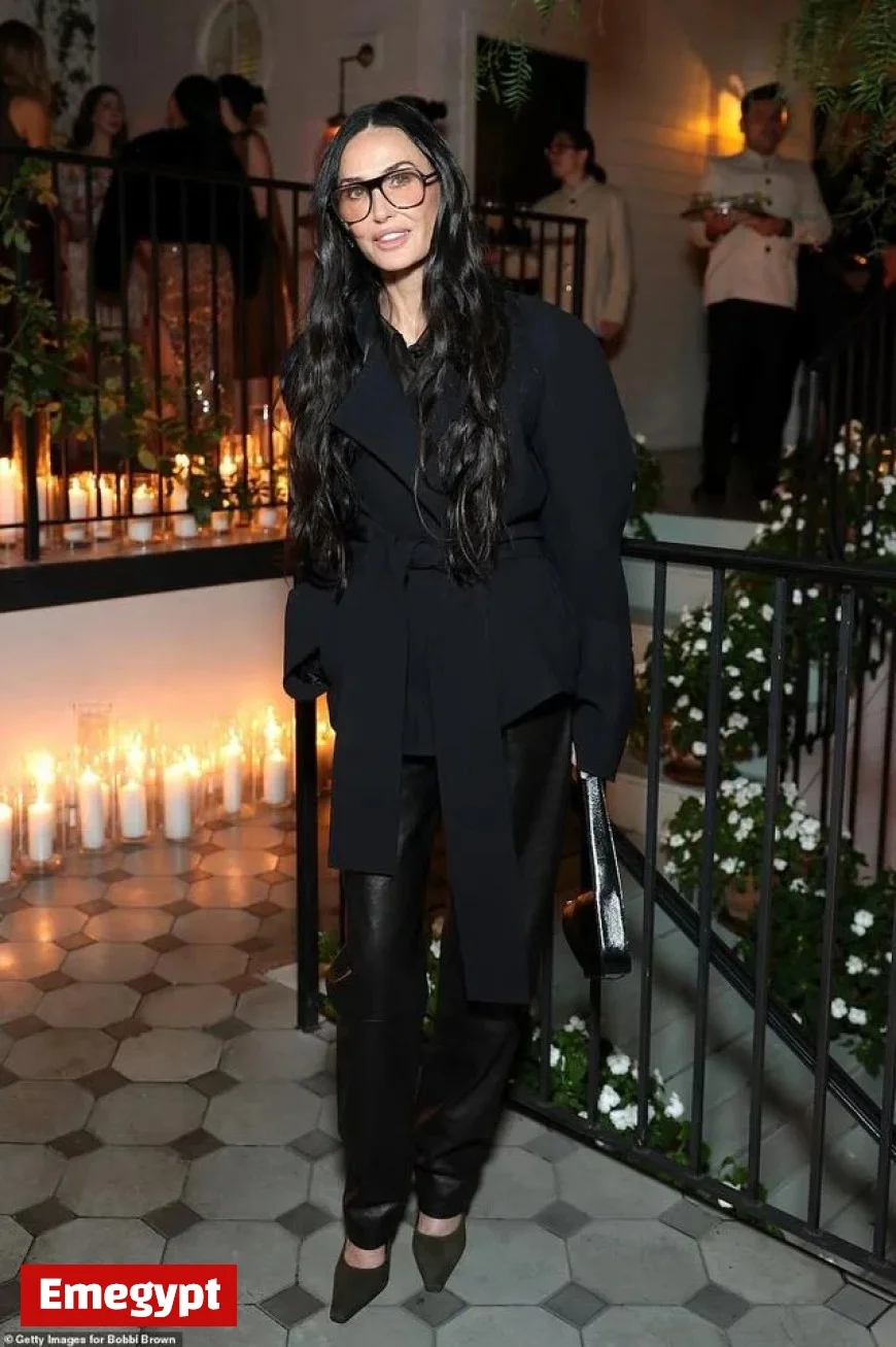Demi Moore Stuns with Timeless Beauty at Bobbi Brown Event