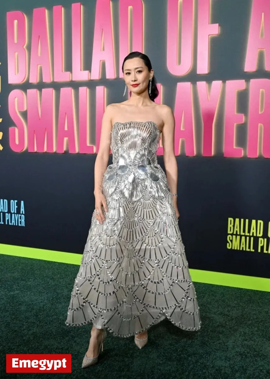 Fala Chen Dazzles in Oscar de la Renta at Ballad Of A Small Player LA Screening