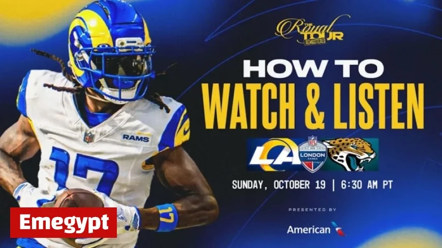 Watch Live: Los Angeles Rams vs Jacksonville Jaguars Showdown in London for Week 7