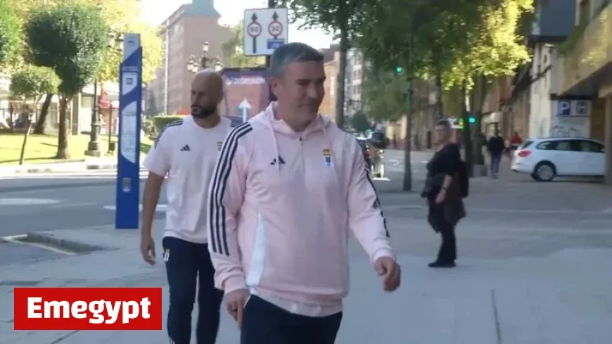 El Oviedo inicia la novena jornada de Primera División con el regreso de Carrión en el banquillo azul
