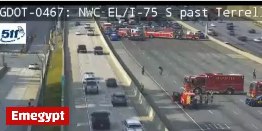 Watch Live: Bomb Threat Halts Traffic on I-75 in Cobb County