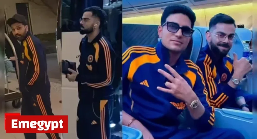 Virat Kohli Rohit Sharma and Team India Finally Land in Perth After Flight Delays for ODIs Against Australia Watch Now