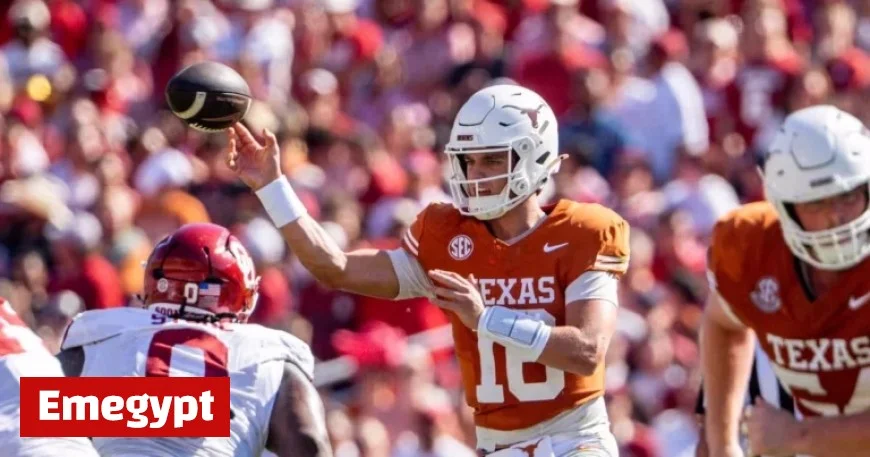 Manning Leads Texas to Crucial Victory Over No 6 Oklahoma in Red River Rivalry Clash
