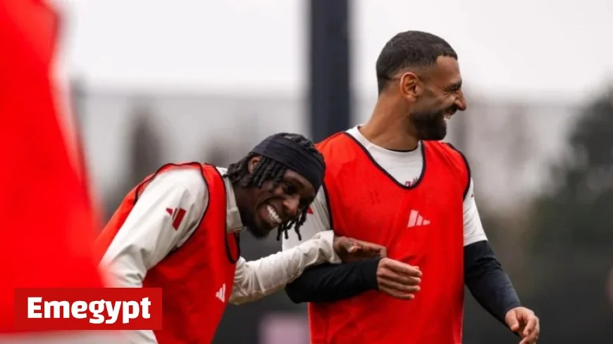 Liverpool Squad Gears Up for Man Utd Clash with Intense Training Session Photos
