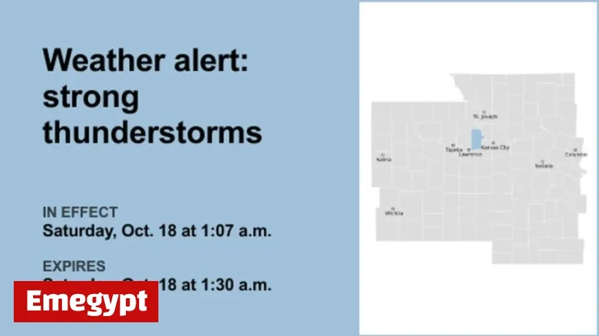 Kansas City Braces for Saturday Thunderstorms with Marble-Sized Hail