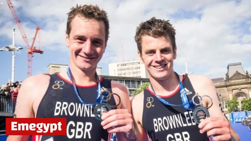 Alistair and Jonny Brownlee Captured in Iconic PA Photo