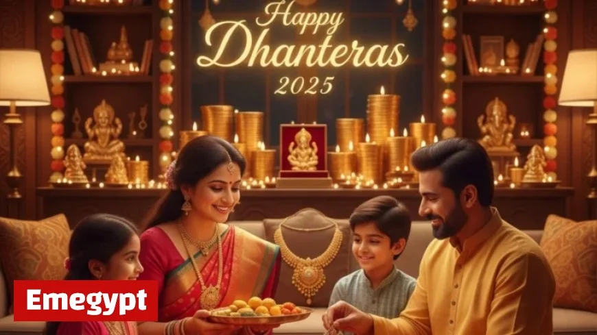 Dhanteras 2025 Celebration Guide: Discover 170 Wishes Messages Images and Social Media Statuses for Sharing with Loved Ones
