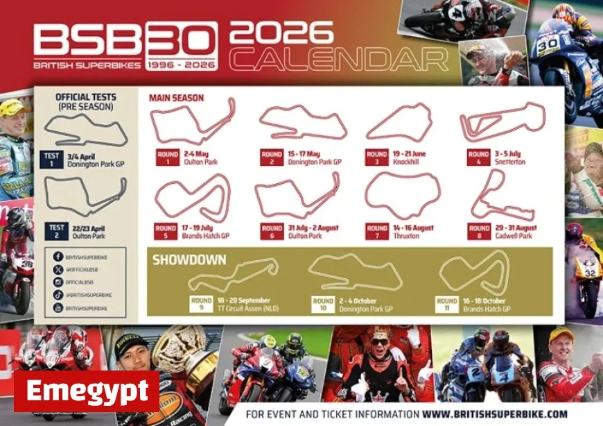 British Superbikes Unveils Exciting Provisional 2026 Calendar for 30th Anniversary Celebration