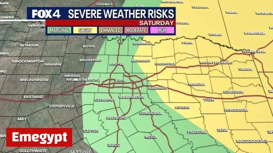 Weekend Alert: Powerful Storms Threaten Dallas with Wind, Hail, and Tornado Risk