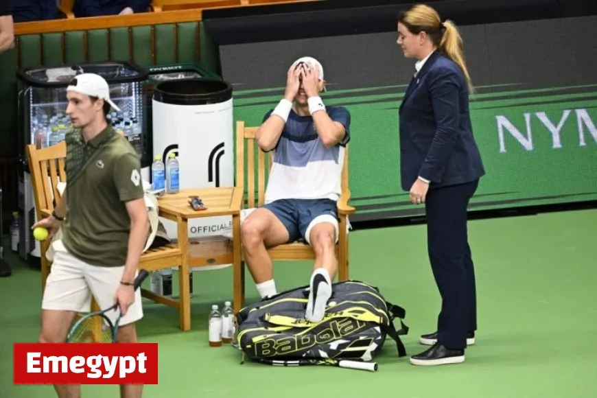 Holger Rune suffers injury in unexpected twist against Ugo Humbert at Nordic Open following ball kid interruption