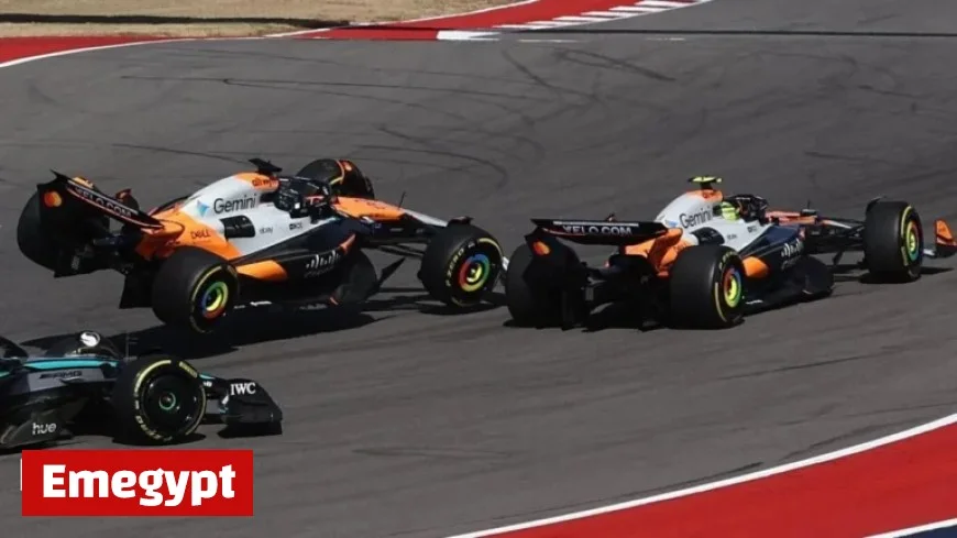 Lando Norris and Oscar Piastri Clash at US Grand Prix Sprint as Max Verstappen Secures Victory in Austin