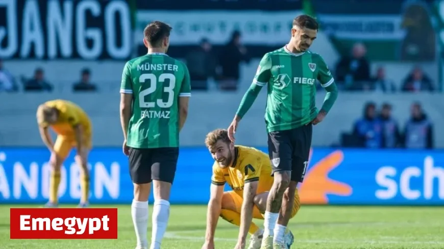 2. Bundesliga Clash Stamm Reflects on Dynamos Missed Opportunity for Victory in Münster