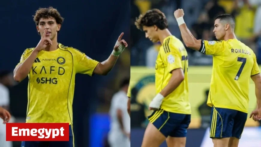 Joao Felix Shines With Hat-Trick as Al-Nassr Dominates Cristiano Ronaldo Scores Stunning Goal After Penalty Miss