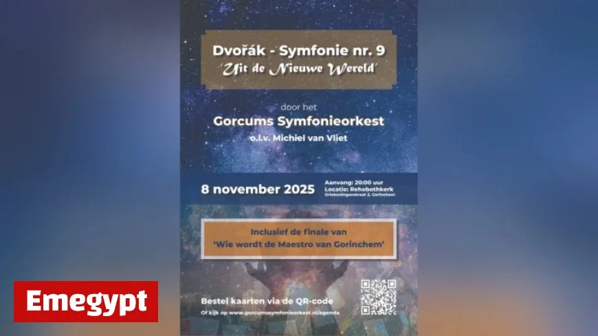 Experience Dvořák’s Masterpiece with Gorcums Symfonieorkest as Finalists Compete for Maestro van Gorinchem Title on November 8