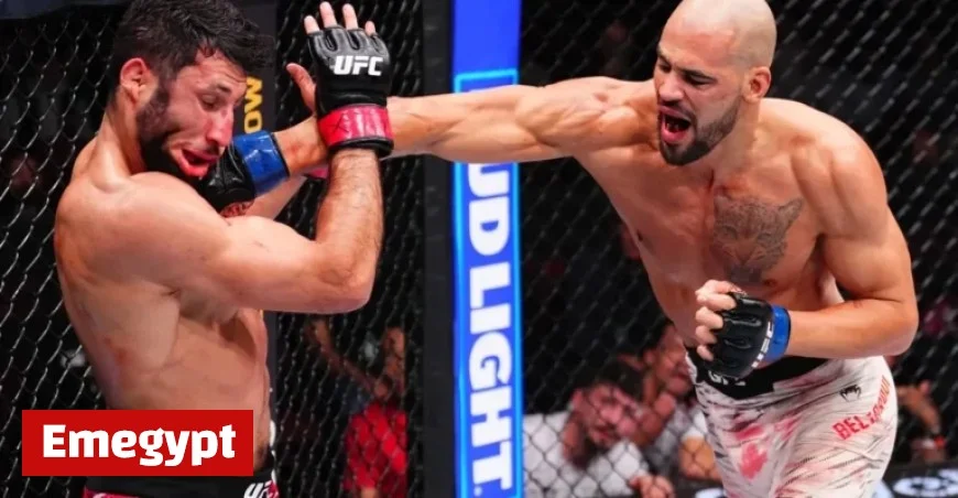 Yousri Belgaroui Shines with Dominant TKO Win in UFC Vancouver Debut as Alex Pereira’s Training Partner