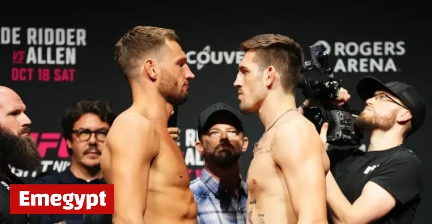UFC Vancouver Highlights: De Ridder vs Allen Results and Analysis