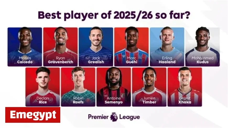 Cast Your Vote: Discover the Leading Premier League Player of the Season So Far