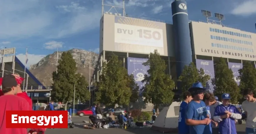 Devoted Fans Camp Overnight Ahead of Thrilling BYU vs Utah Showdown