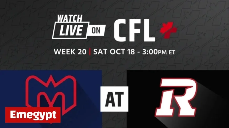 Week 20 Showdown: Montreal Alouettes Face Off Against Ottawa REDBLACKS