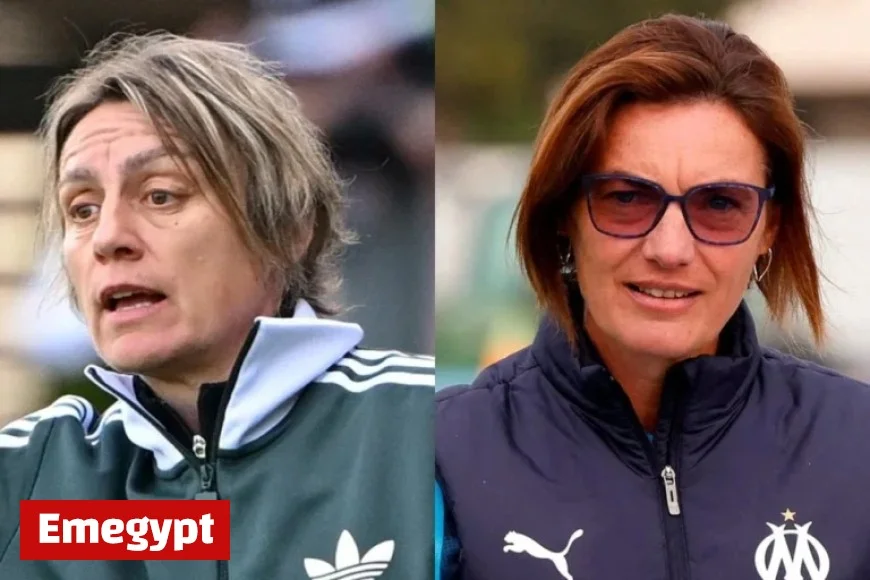 Former French Teammates Sandrine Soubeyrand and Corinne Diacre Reunite at Paris FC vs Marseille Match